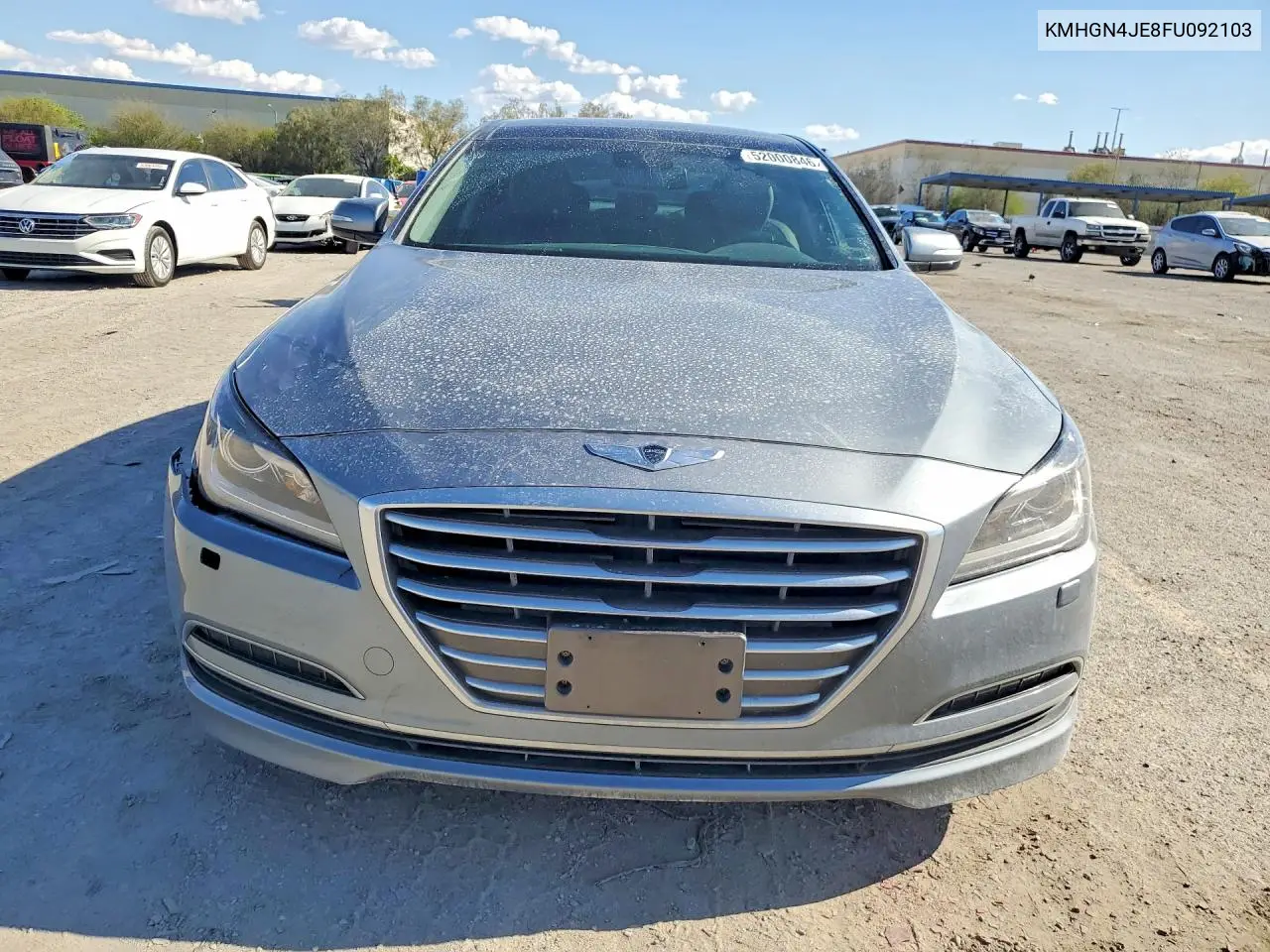 2015 Hyundai Genesis 3.8L VIN: KMHGN4JE8FU092103 Lot: 52000846