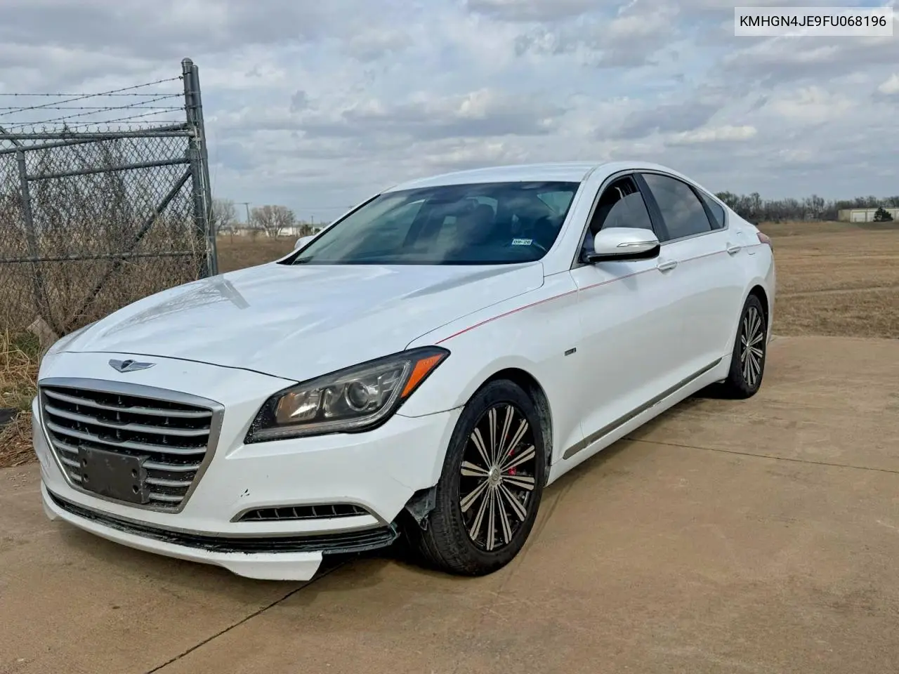 2015 Hyundai Genesis 3.8L VIN: KMHGN4JE9FU068196 Lot: 54590716