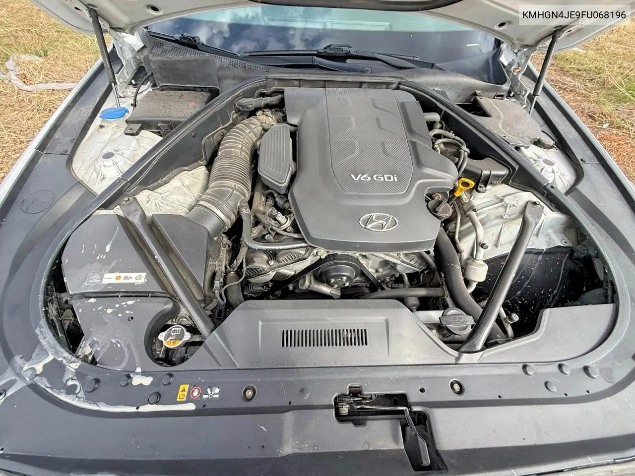 2015 Hyundai Genesis 3.8L VIN: KMHGN4JE9FU068196 Lot: 54590716