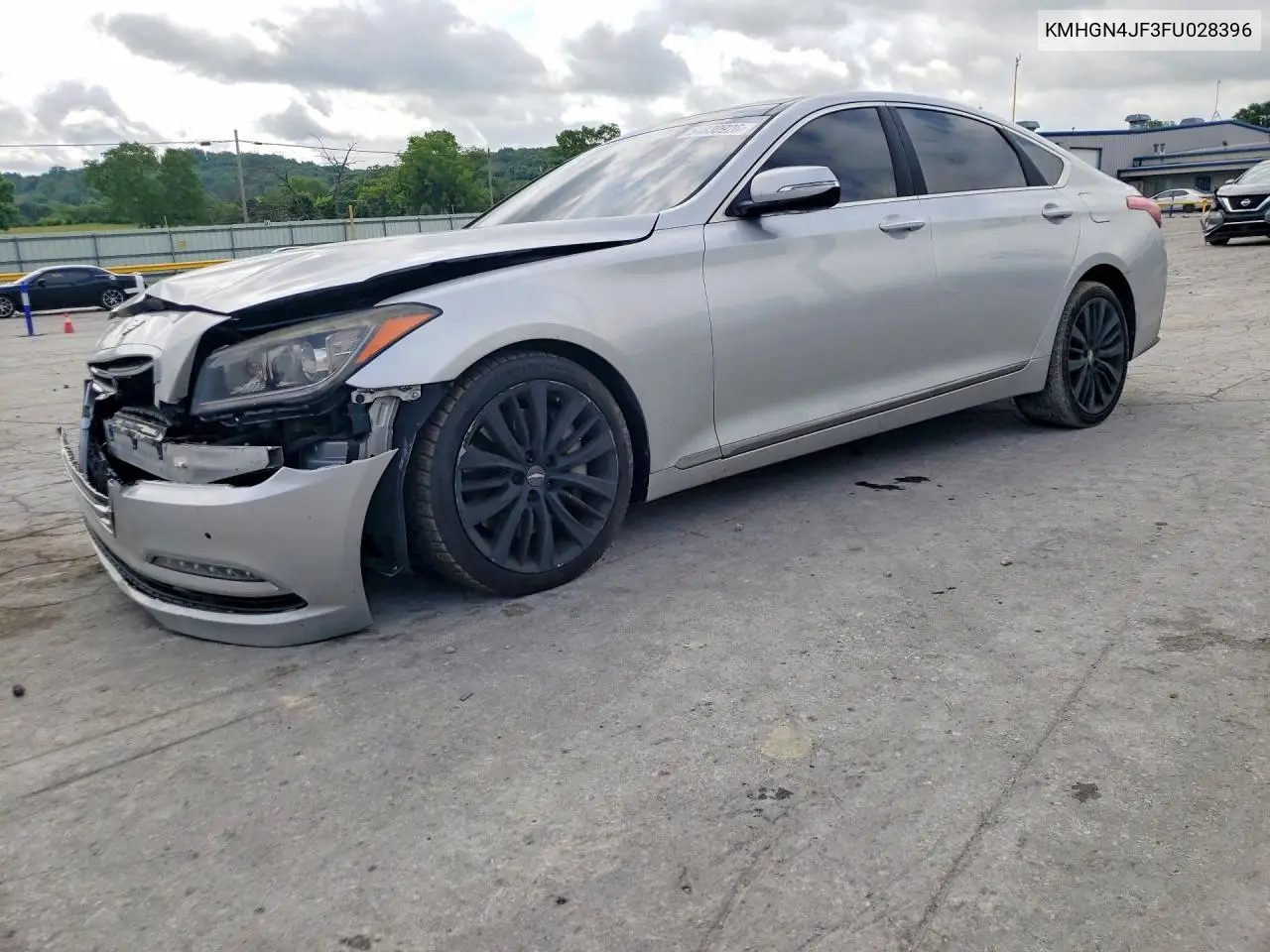 KMHGN4JF3FU028396 2015 Hyundai Genesis 5.0L