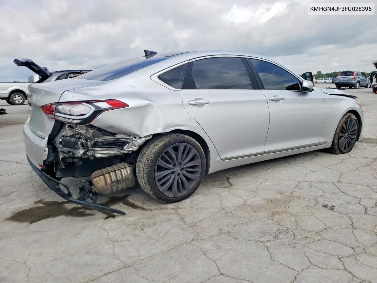 KMHGN4JF3FU028396 2015 Hyundai Genesis 5.0L