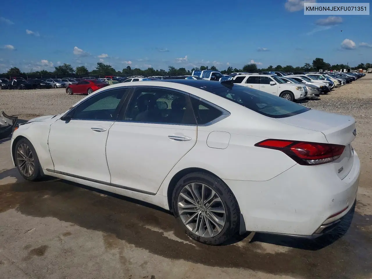 2015 Hyundai Genesis 3.8L VIN: KMHGN4JEXFU071351 Lot: 55385656