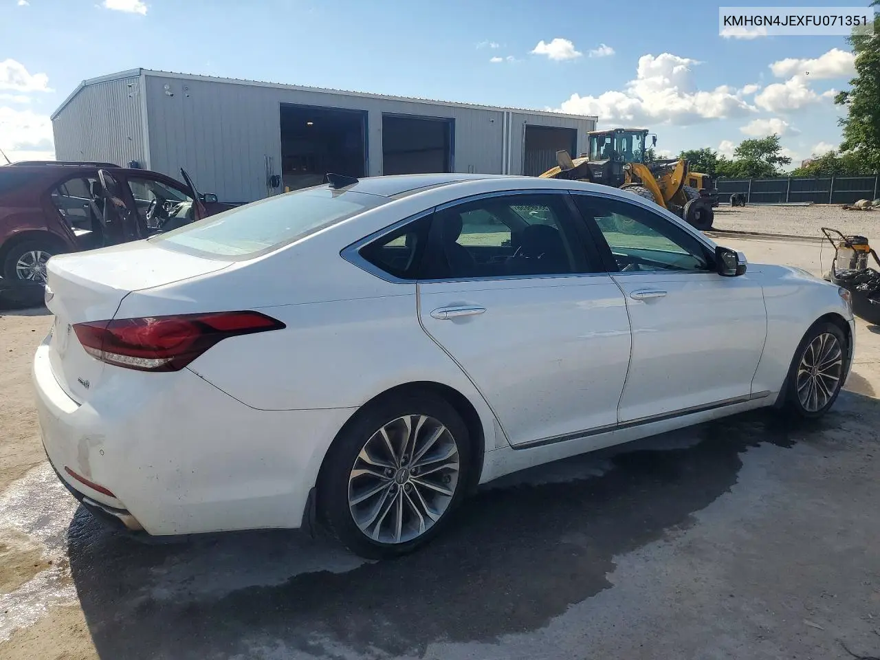 2015 Hyundai Genesis 3.8L VIN: KMHGN4JEXFU071351 Lot: 55385656