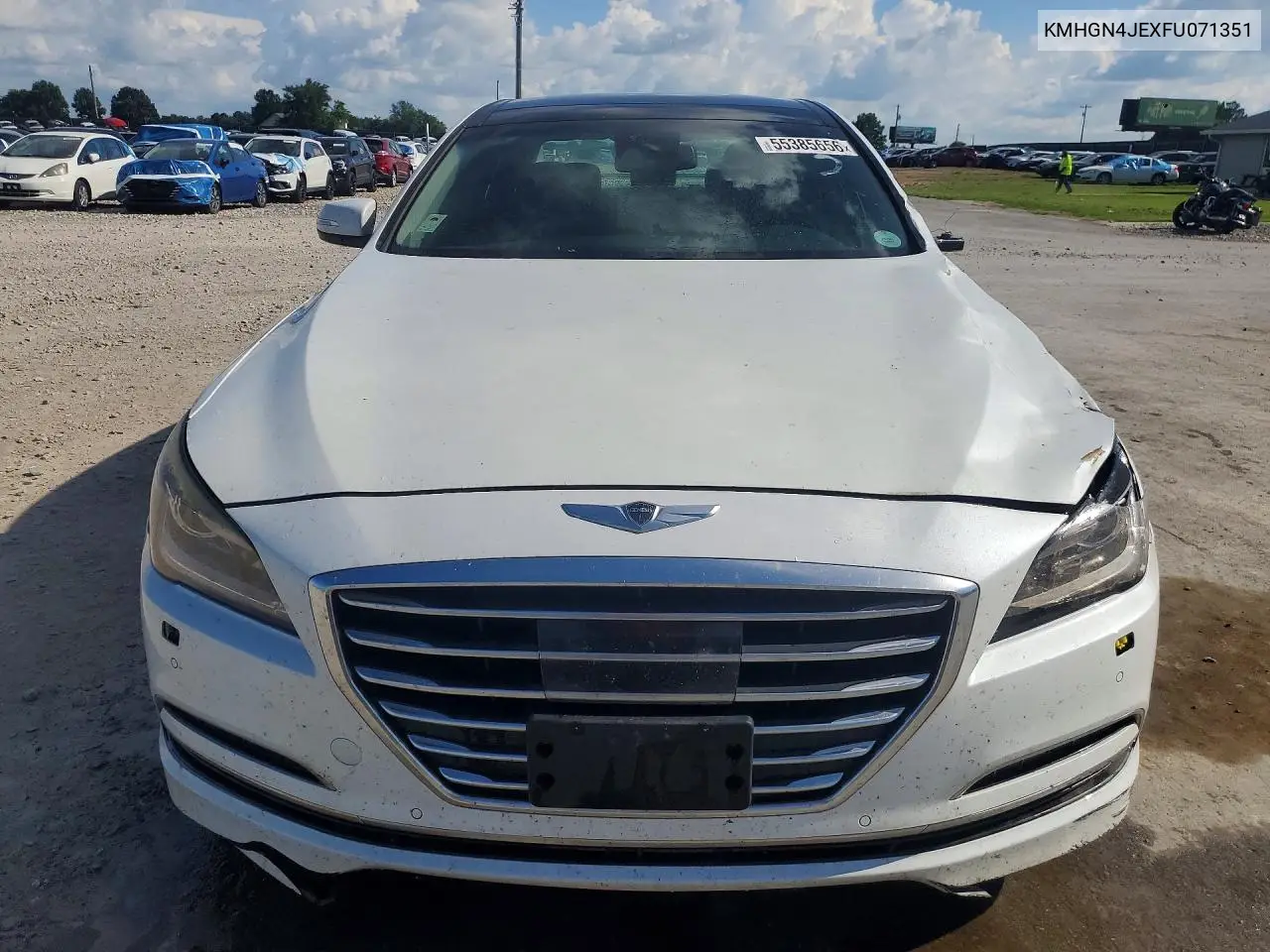 2015 Hyundai Genesis 3.8L VIN: KMHGN4JEXFU071351 Lot: 55385656