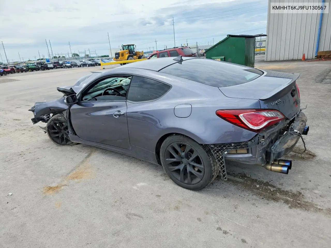 2015 Hyundai Genesis Coupe 3.8L VIN: KMHHT6KJ9FU130567 Lot: 55915126