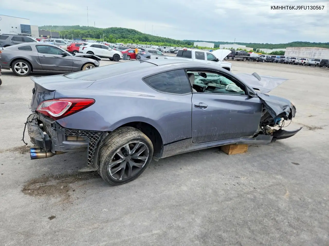 2015 Hyundai Genesis Coupe 3.8L VIN: KMHHT6KJ9FU130567 Lot: 55915126