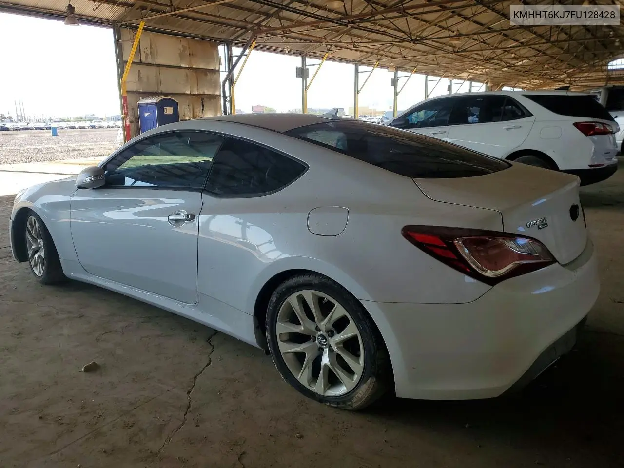 2015 Hyundai Genesis Coupe 3.8L VIN: KMHHT6KJ7FU128428 Lot: 56147386