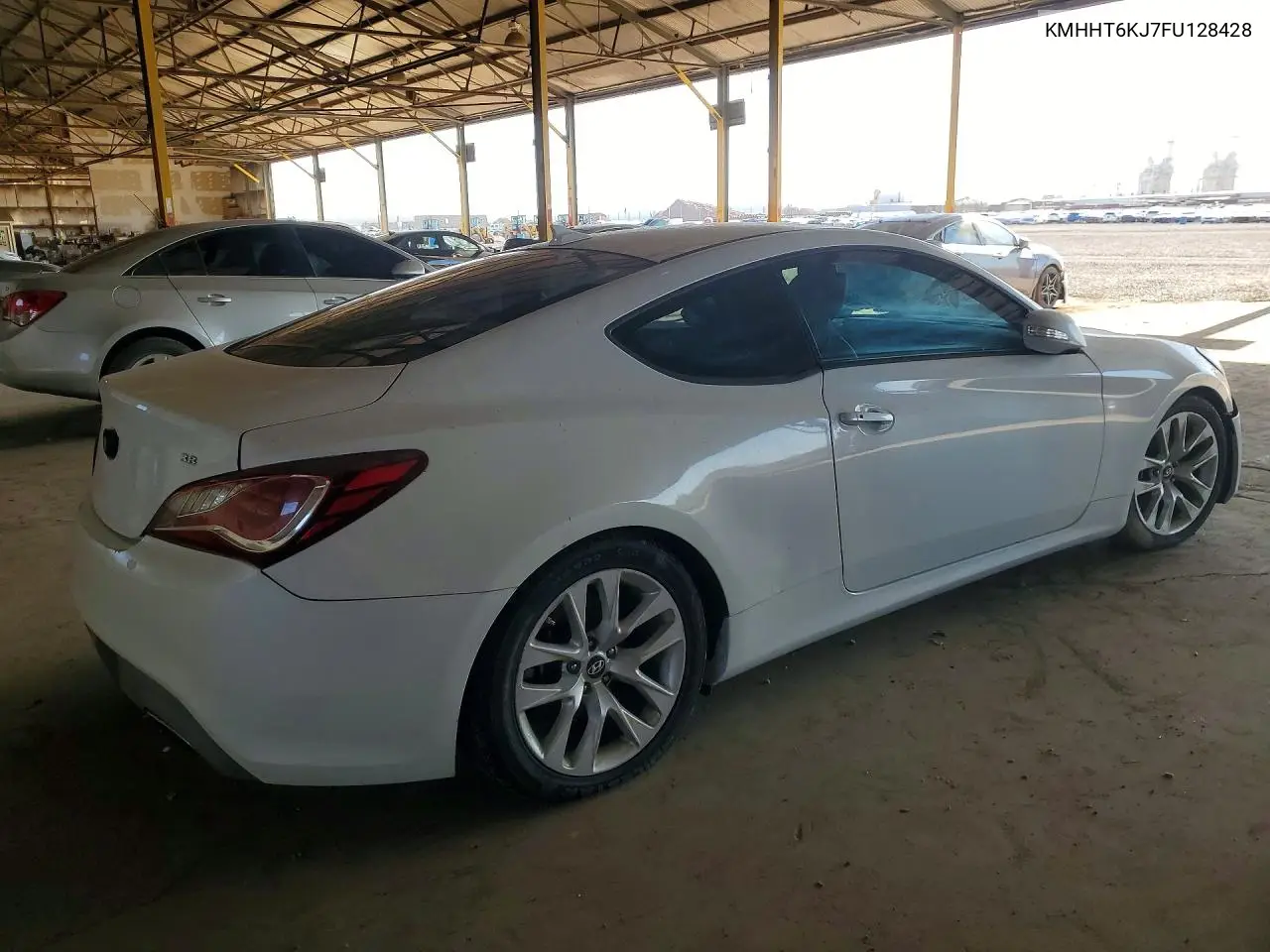 2015 Hyundai Genesis Coupe 3.8L VIN: KMHHT6KJ7FU128428 Lot: 56147386