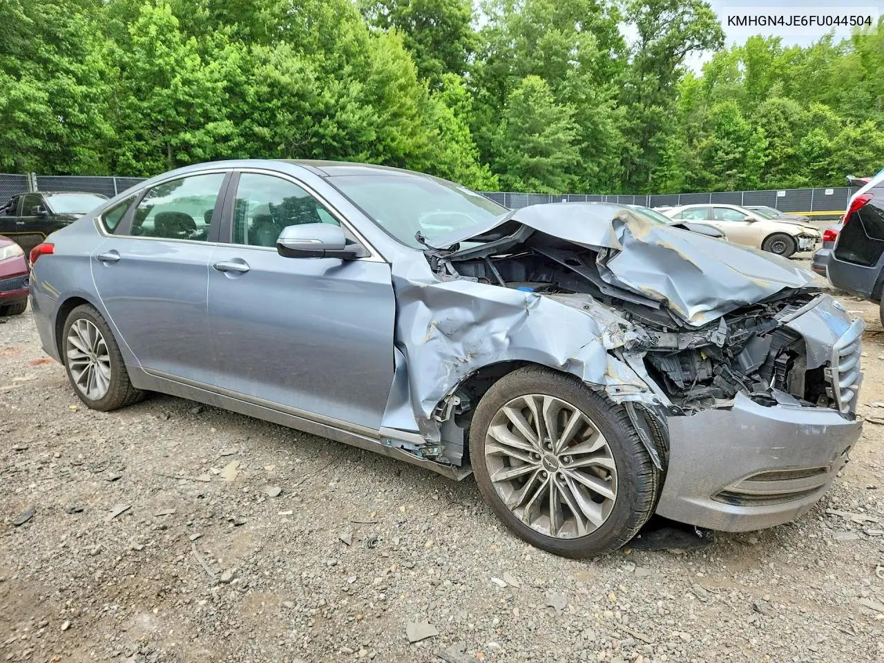 2015 Hyundai Genesis 3.8L VIN: KMHGN4JE6FU044504 Lot: 56598246
