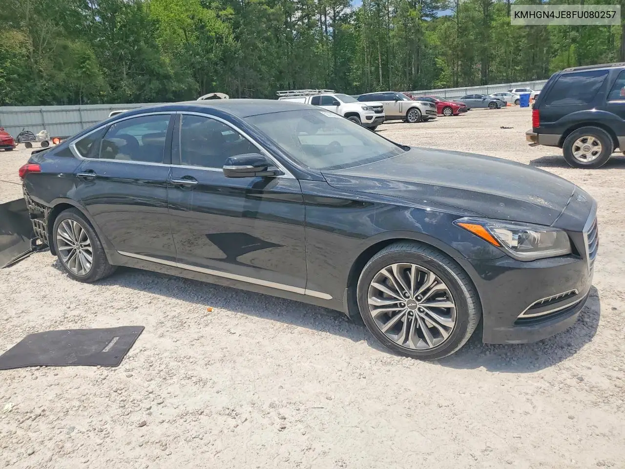 2015 Hyundai Genesis 3.8L VIN: KMHGN4JE8FU080257 Lot: 56795596