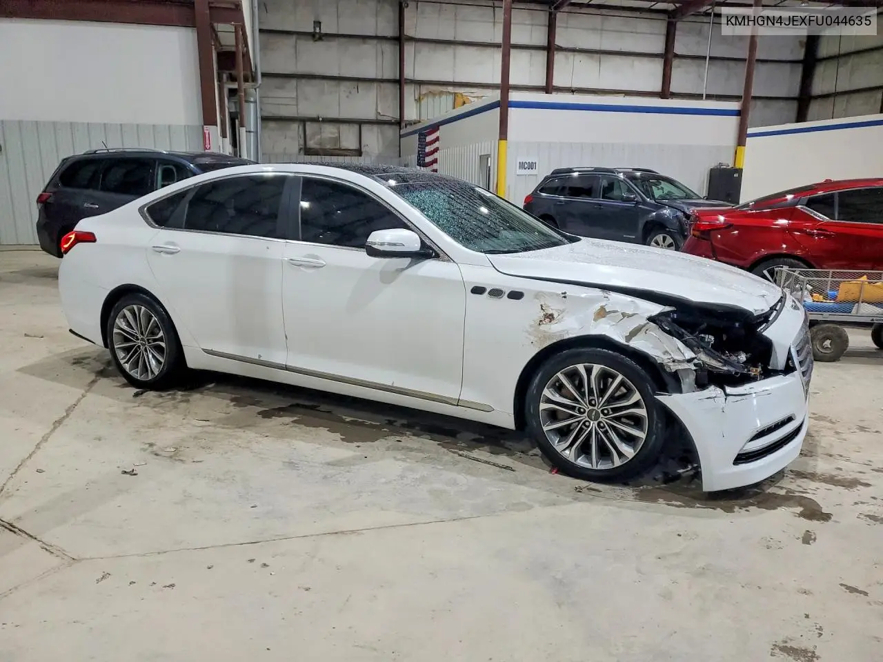 2015 Hyundai Genesis 3.8L VIN: KMHGN4JEXFU044635 Lot: 56812346