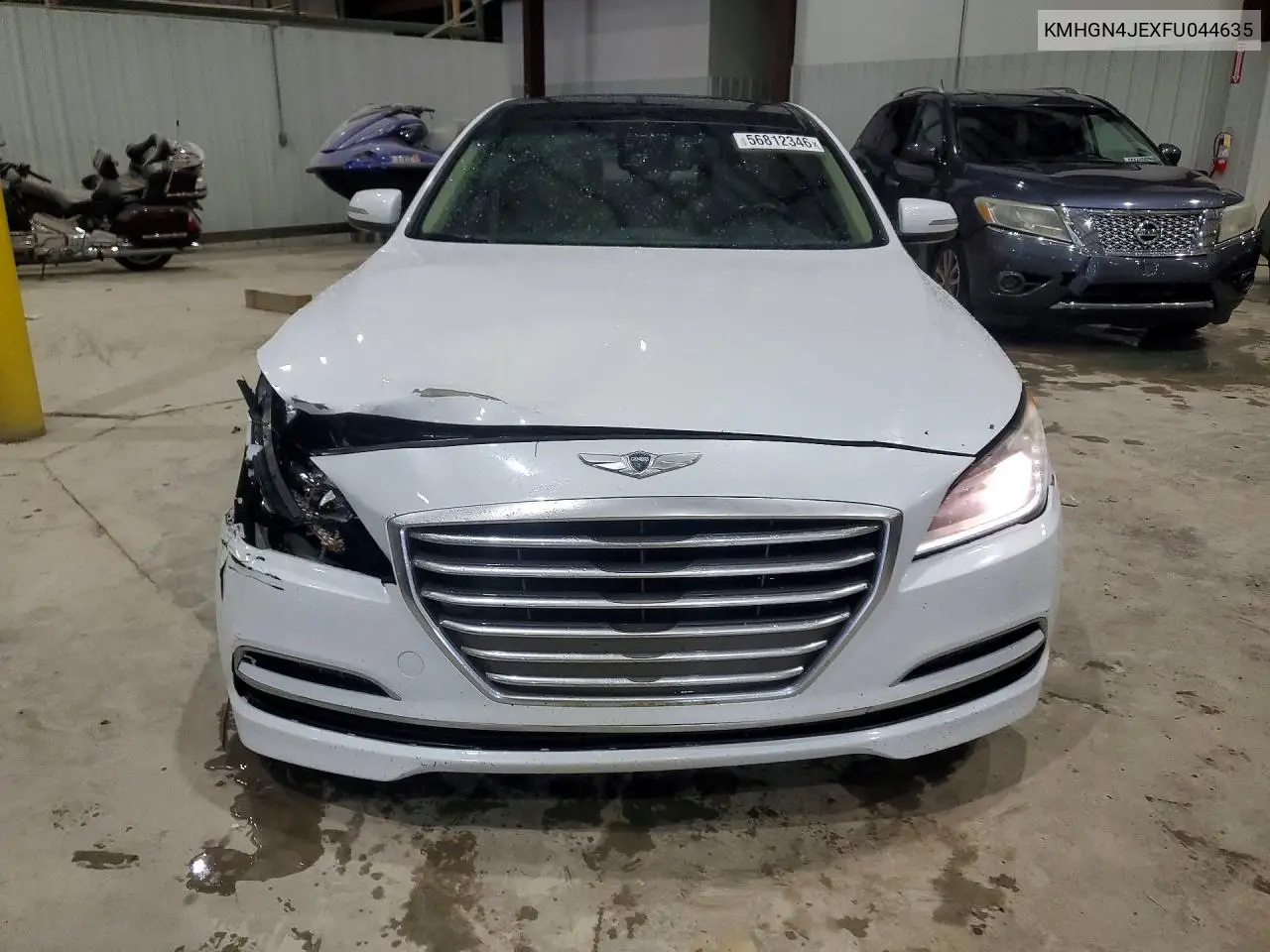2015 Hyundai Genesis 3.8L VIN: KMHGN4JEXFU044635 Lot: 56812346