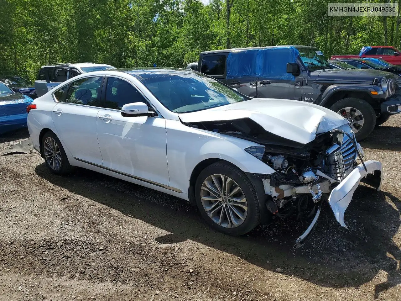 2015 Hyundai Genesis 3.8L VIN: KMHGN4JEXFU049530 Lot: 56891956