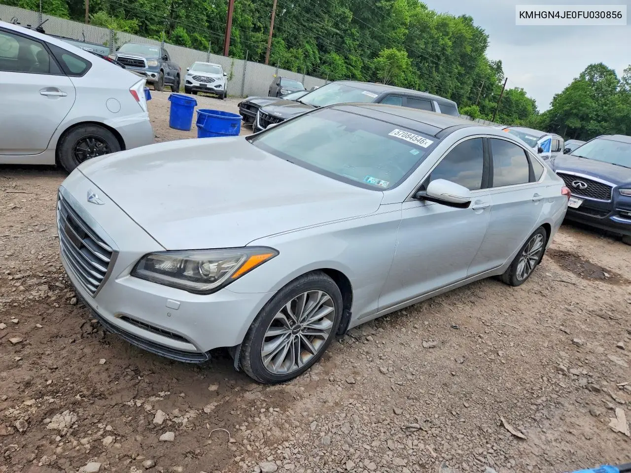 2015 Hyundai Genesis 3.8L VIN: KMHGN4JE0FU030856 Lot: 57084546