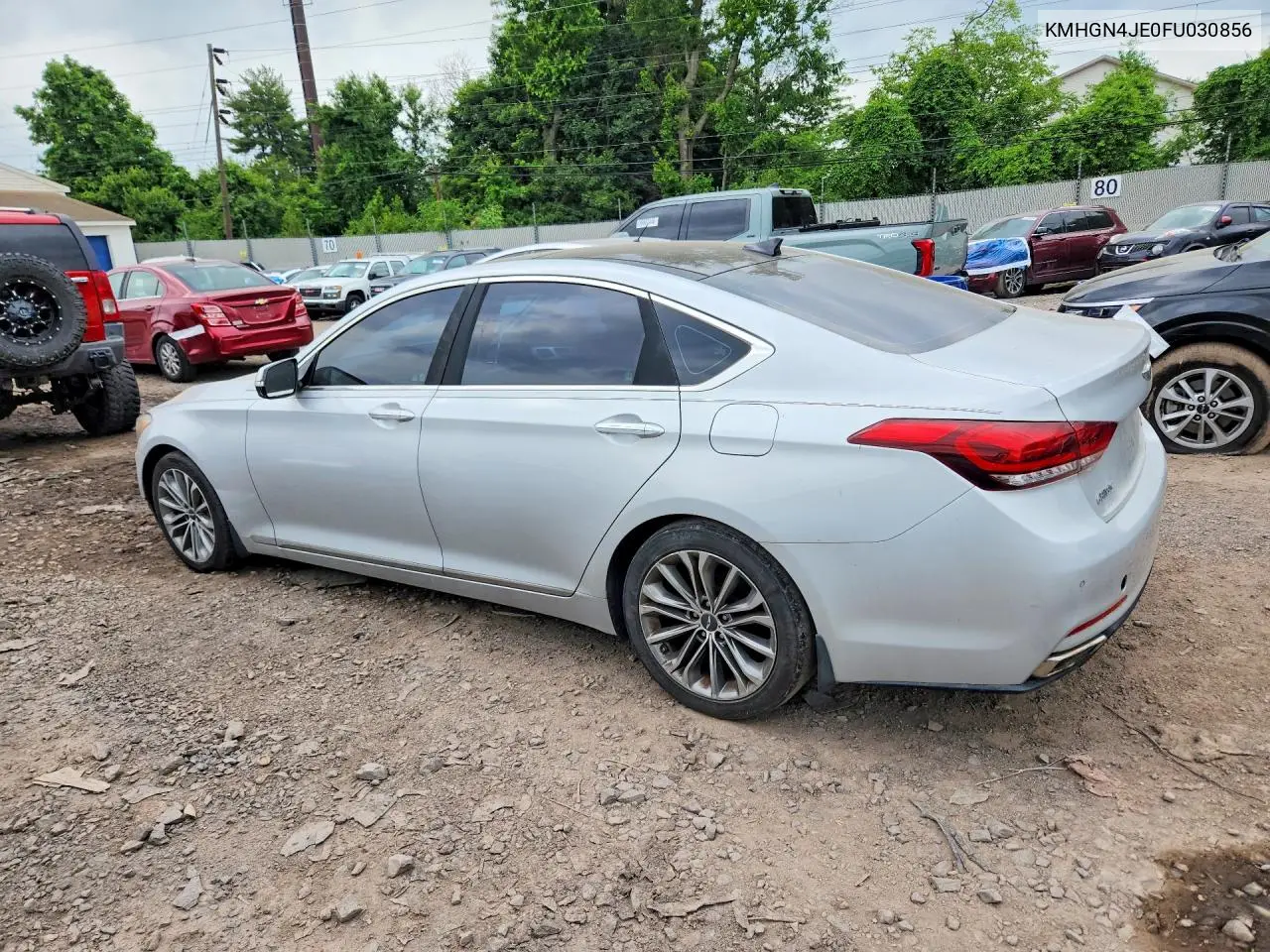 2015 Hyundai Genesis 3.8L VIN: KMHGN4JE0FU030856 Lot: 57084546