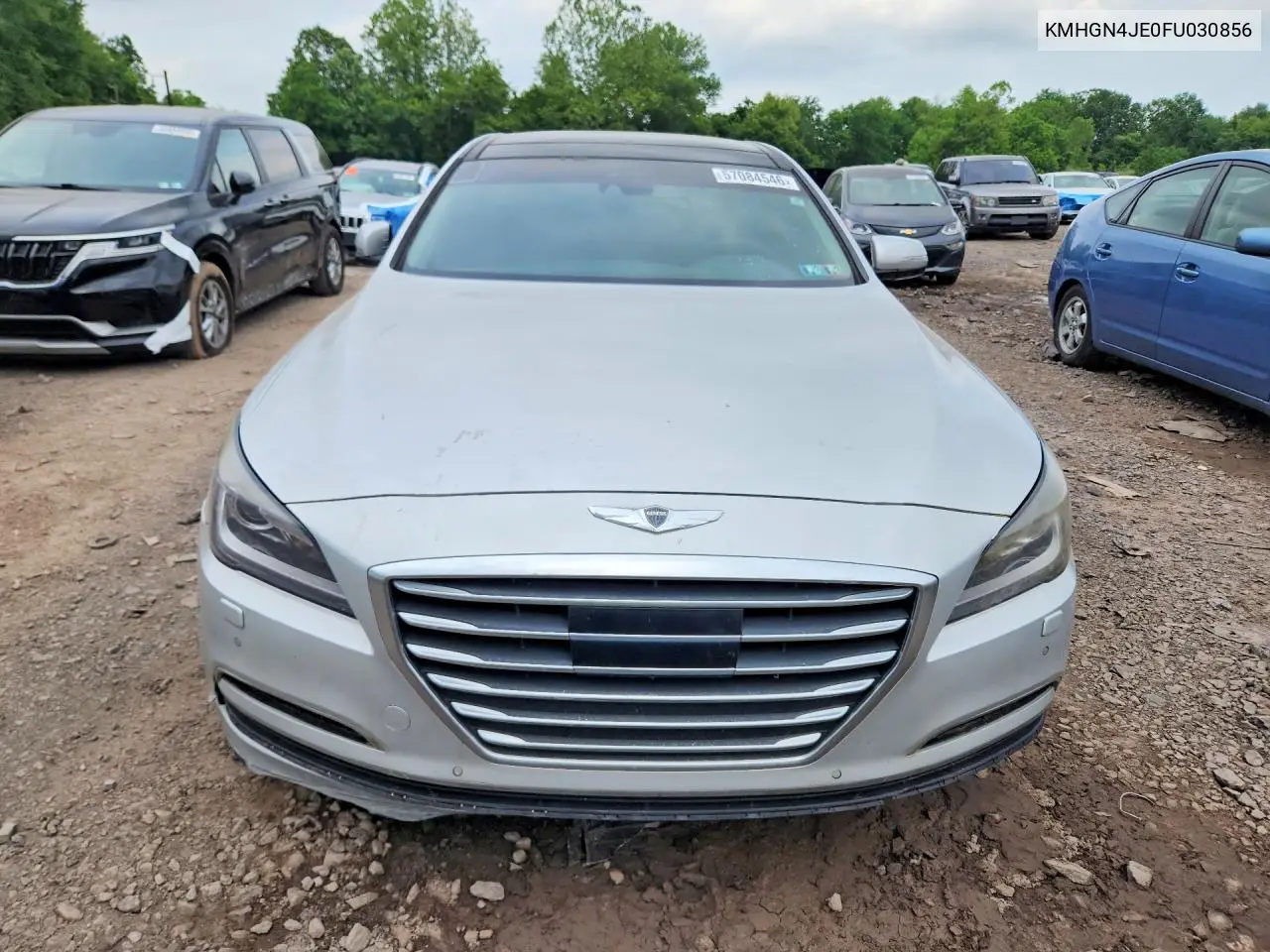 2015 Hyundai Genesis 3.8L VIN: KMHGN4JE0FU030856 Lot: 57084546