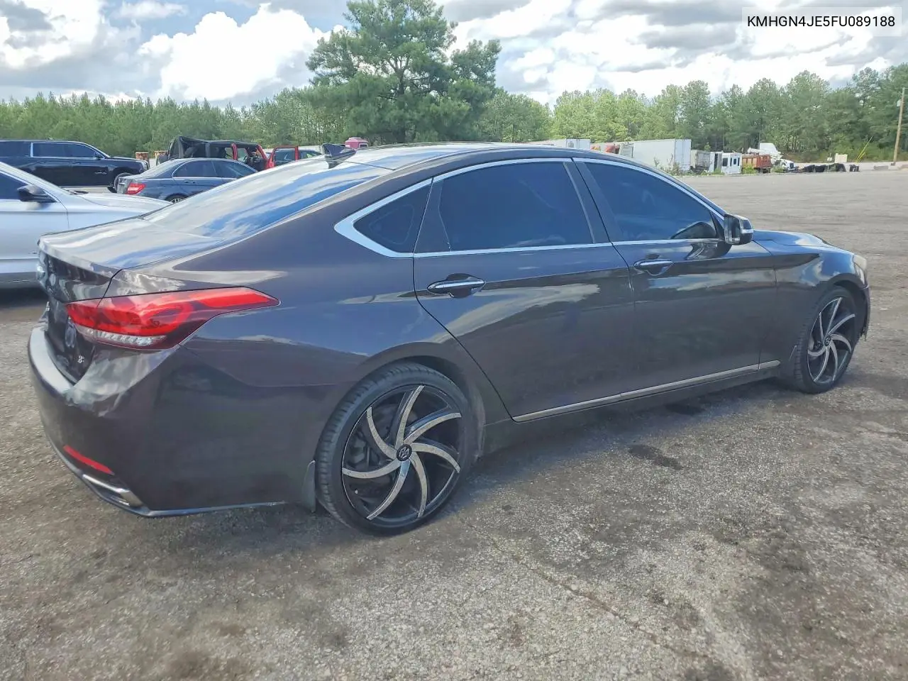 2015 Hyundai Genesis 3.8L VIN: KMHGN4JE5FU089188 Lot: 58023876