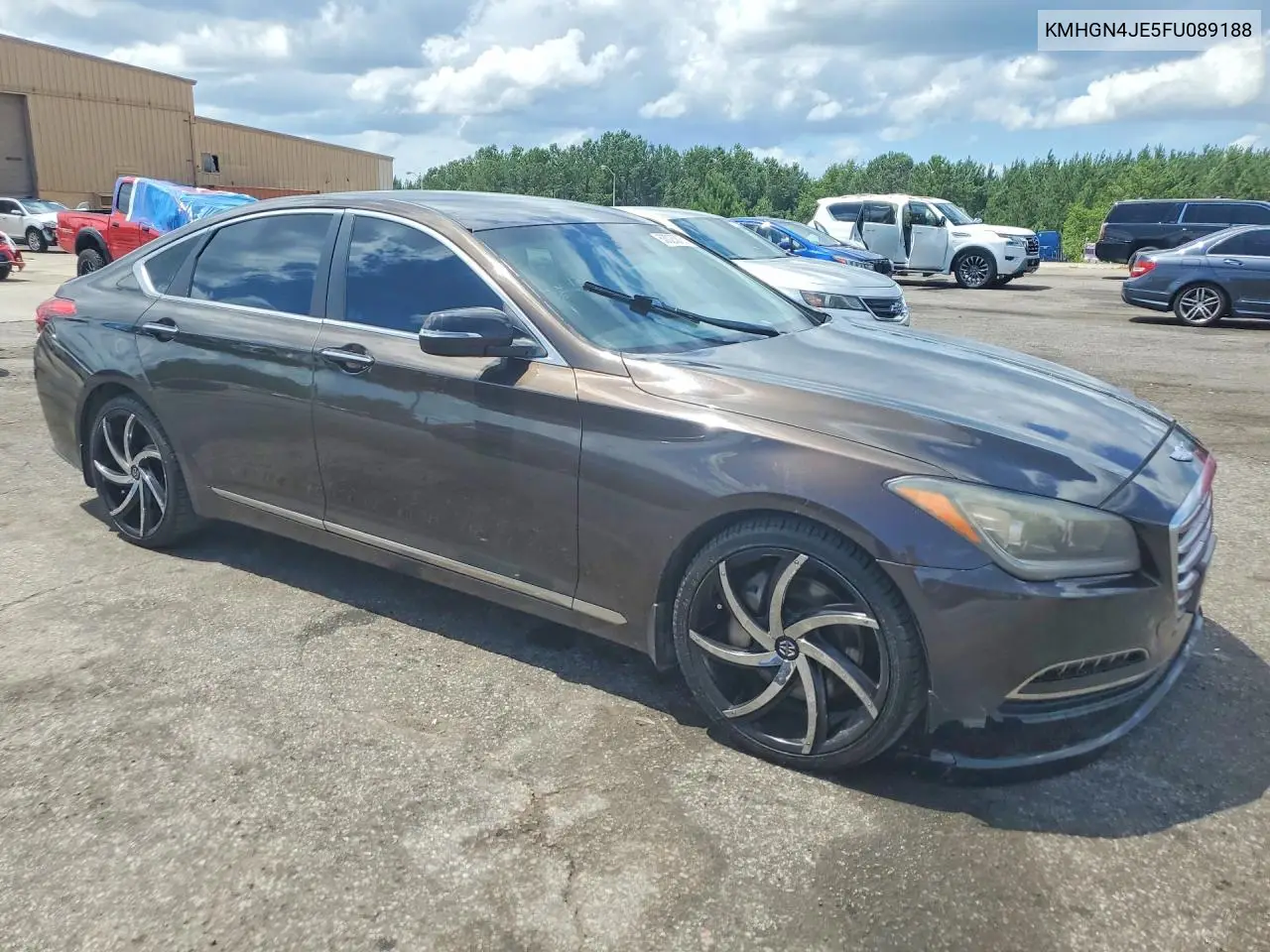 2015 Hyundai Genesis 3.8L VIN: KMHGN4JE5FU089188 Lot: 58023876