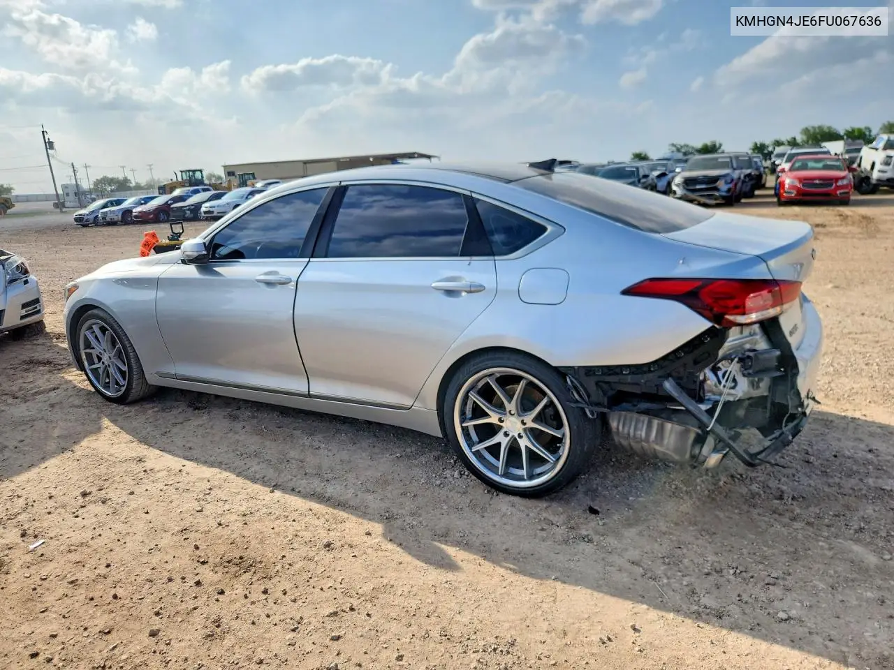 2015 Hyundai Genesis 3.8L VIN: KMHGN4JE6FU067636 Lot: 58111756