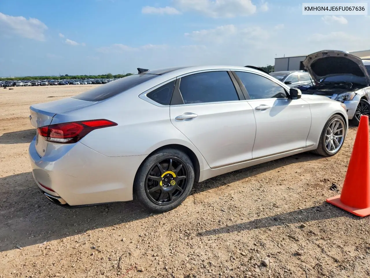 2015 Hyundai Genesis 3.8L VIN: KMHGN4JE6FU067636 Lot: 58111756