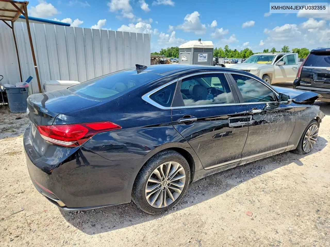 2015 Hyundai Genesis 3.8L VIN: KMHGN4JEXFU032355 Lot: 58279646