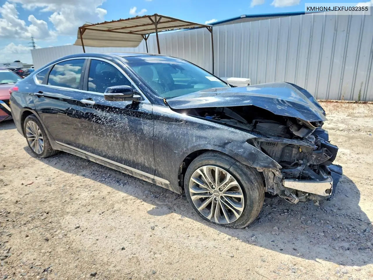 2015 Hyundai Genesis 3.8L VIN: KMHGN4JEXFU032355 Lot: 58279646