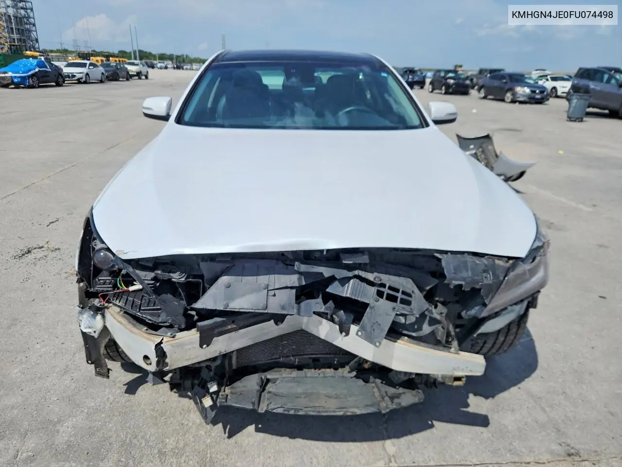 2015 Hyundai Genesis 3.8L VIN: KMHGN4JE0FU074498 Lot: 58591066