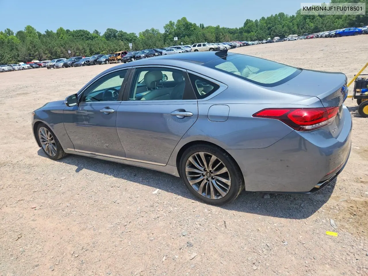 2015 Hyundai Genesis VIN: KMHGN4JF1FU018501 Lot: 59093286
