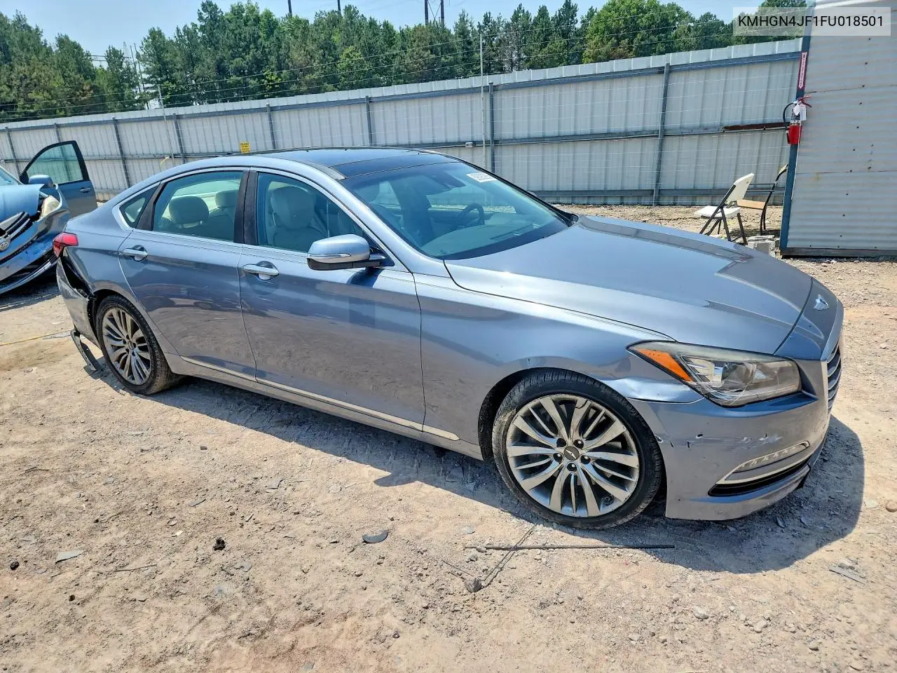 2015 Hyundai Genesis VIN: KMHGN4JF1FU018501 Lot: 59093286