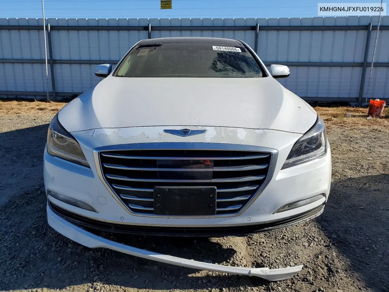 2015 Hyundai Genesis 5.0L VIN: KMHGN4JFXFU019226 Lot: 59140006