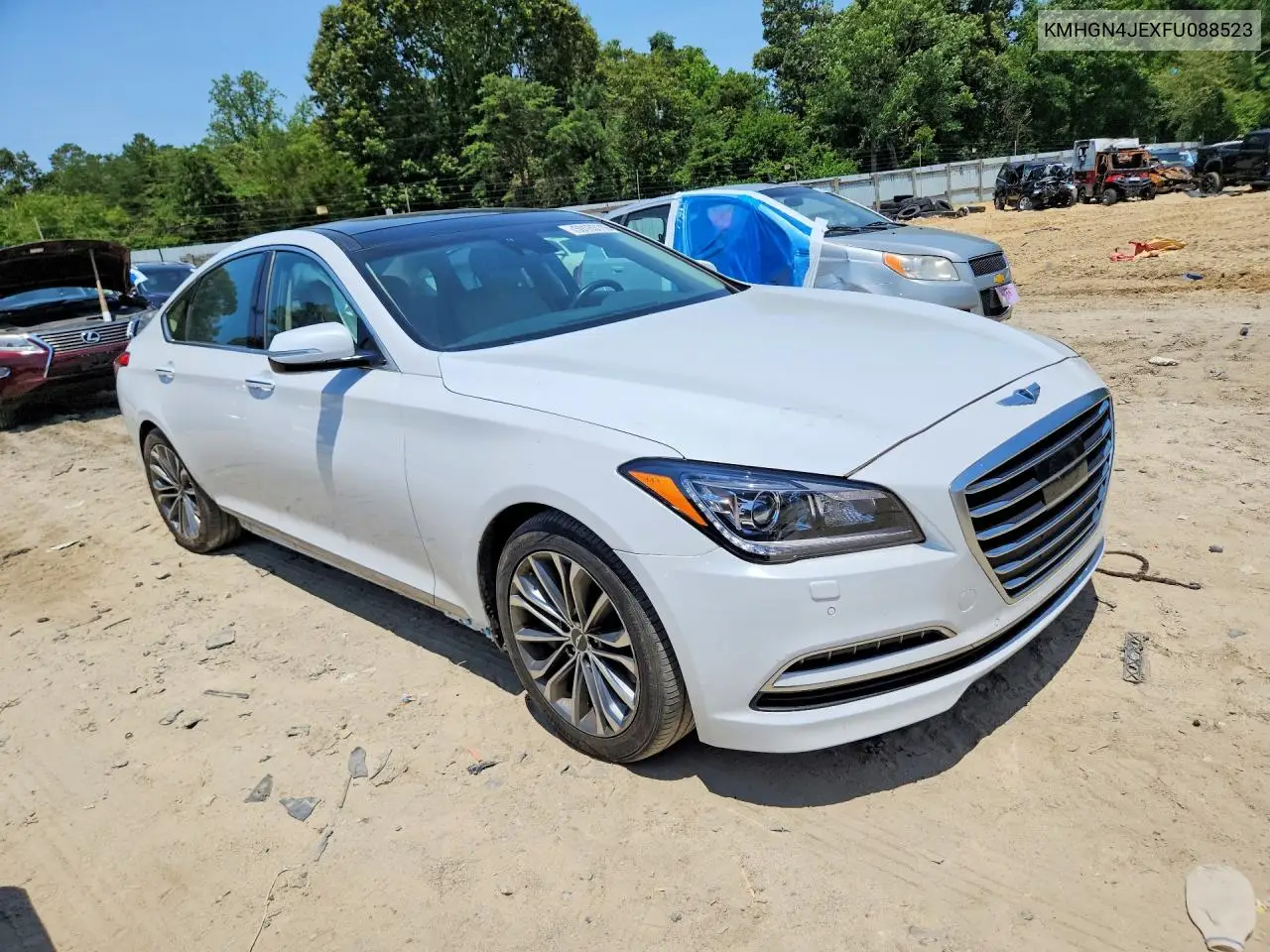 2015 Hyundai Genesis 3.8L VIN: KMHGN4JEXFU088523 Lot: 59163116