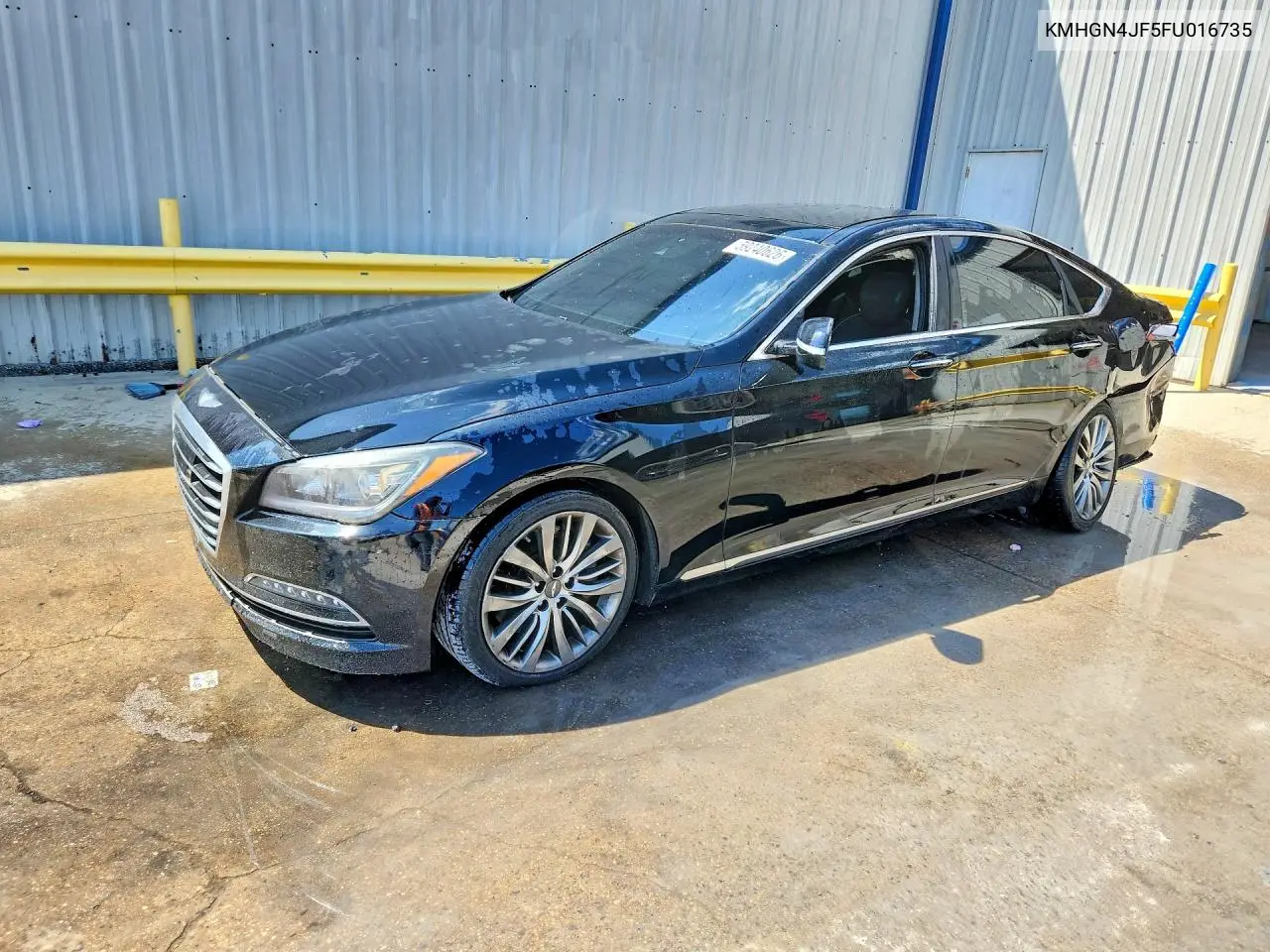 KMHGN4JF5FU016735 2015 Hyundai Genesis 5.0L