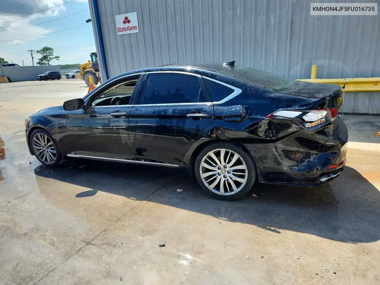 KMHGN4JF5FU016735 2015 Hyundai Genesis 5.0L