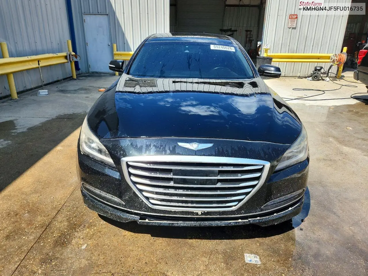 KMHGN4JF5FU016735 2015 Hyundai Genesis 5.0L