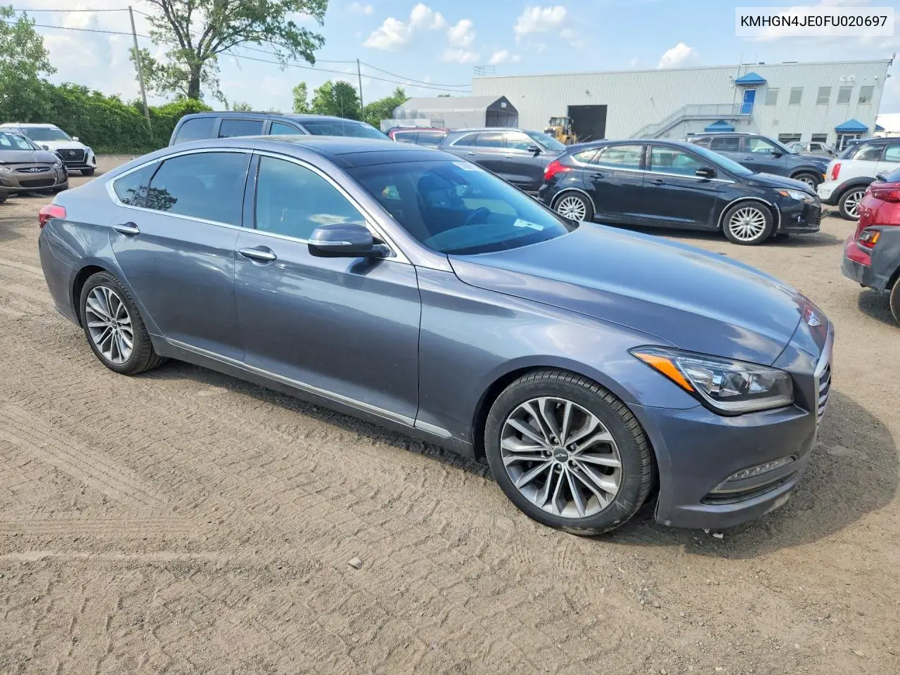 2015 Hyundai Genesis 3.8L VIN: KMHGN4JE0FU020697 Lot: 59289116