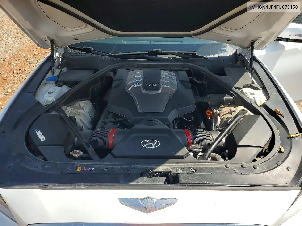 2015 Hyundai Genesis 5.0L VIN: KMHGN4JF4FU073458 Lot: 59396866