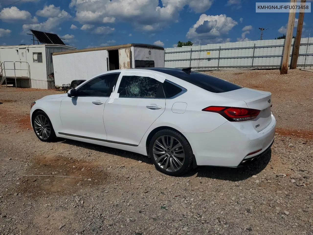 2015 Hyundai Genesis 5.0L VIN: KMHGN4JF4FU073458 Lot: 59396866