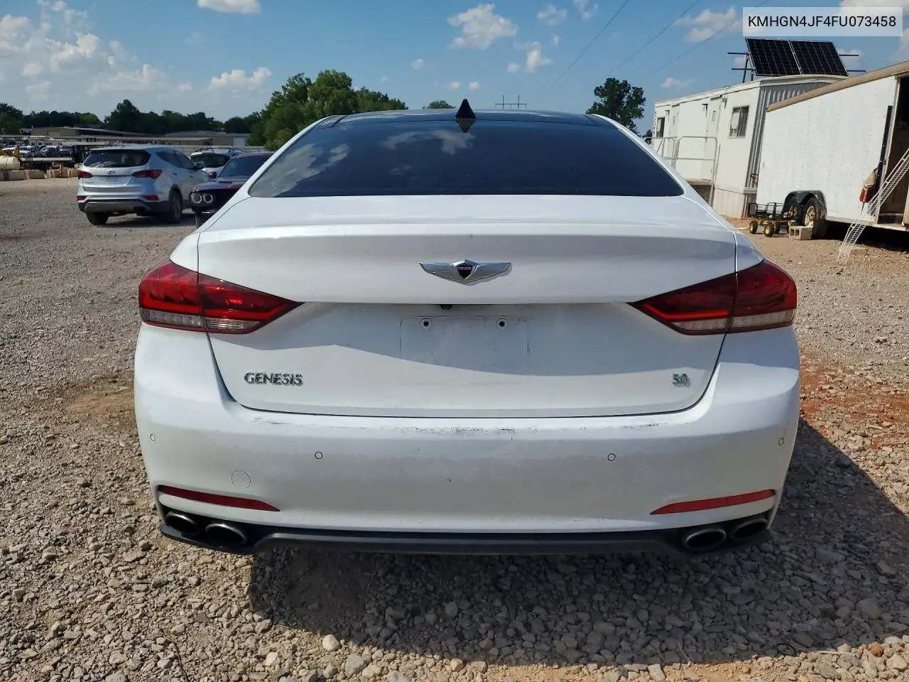 2015 Hyundai Genesis 5.0L VIN: KMHGN4JF4FU073458 Lot: 59396866