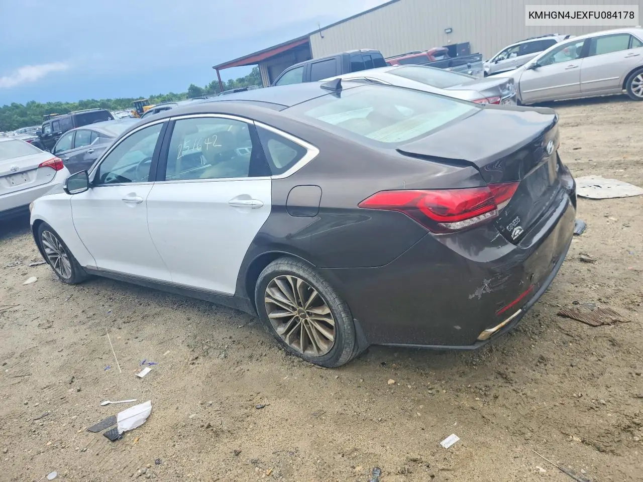 2015 Hyundai Genesis 3.8L VIN: KMHGN4JEXFU084178 Lot: 59555526