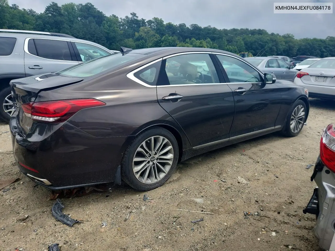 2015 Hyundai Genesis 3.8L VIN: KMHGN4JEXFU084178 Lot: 59555526
