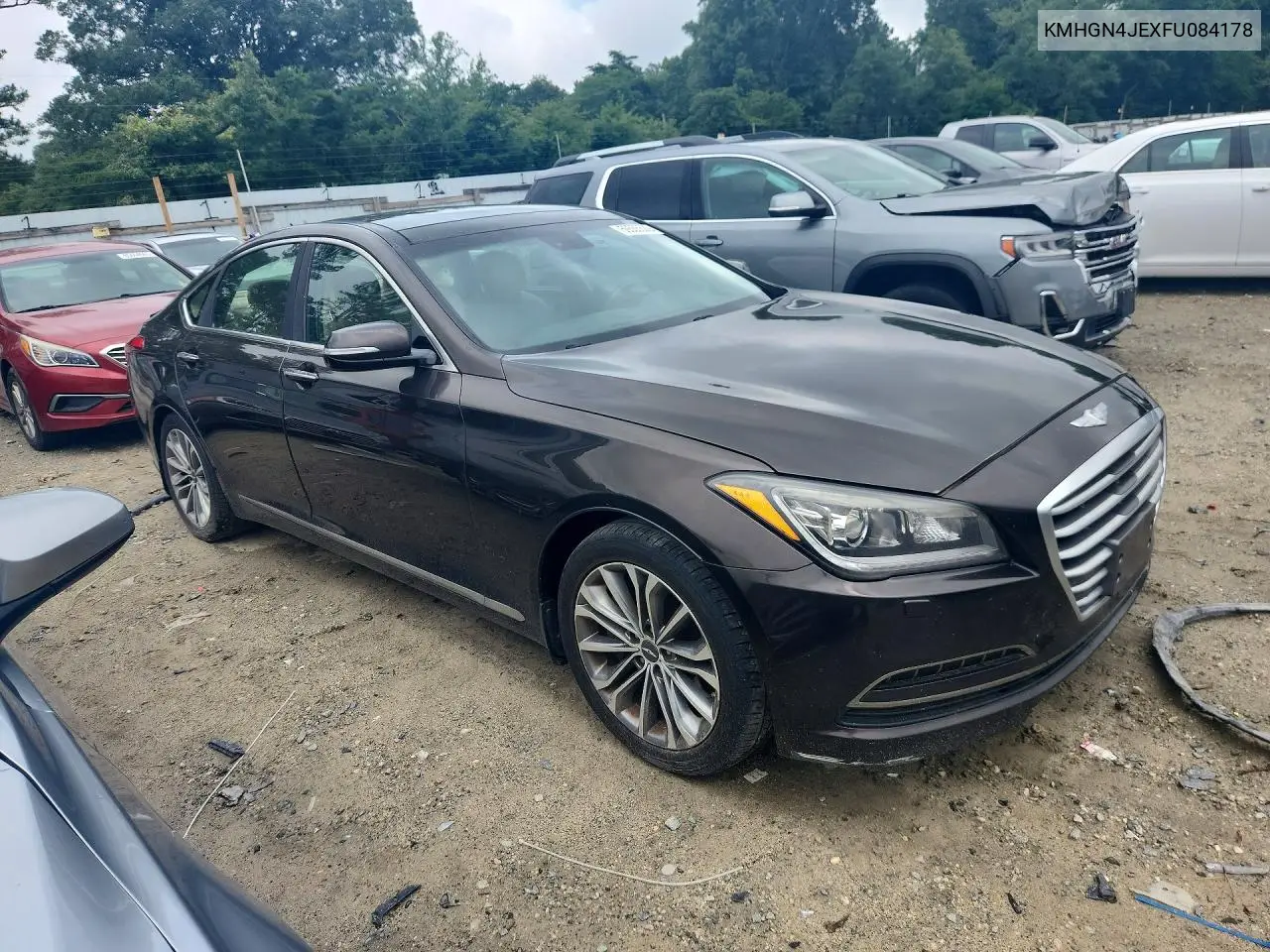 2015 Hyundai Genesis 3.8L VIN: KMHGN4JEXFU084178 Lot: 59555526