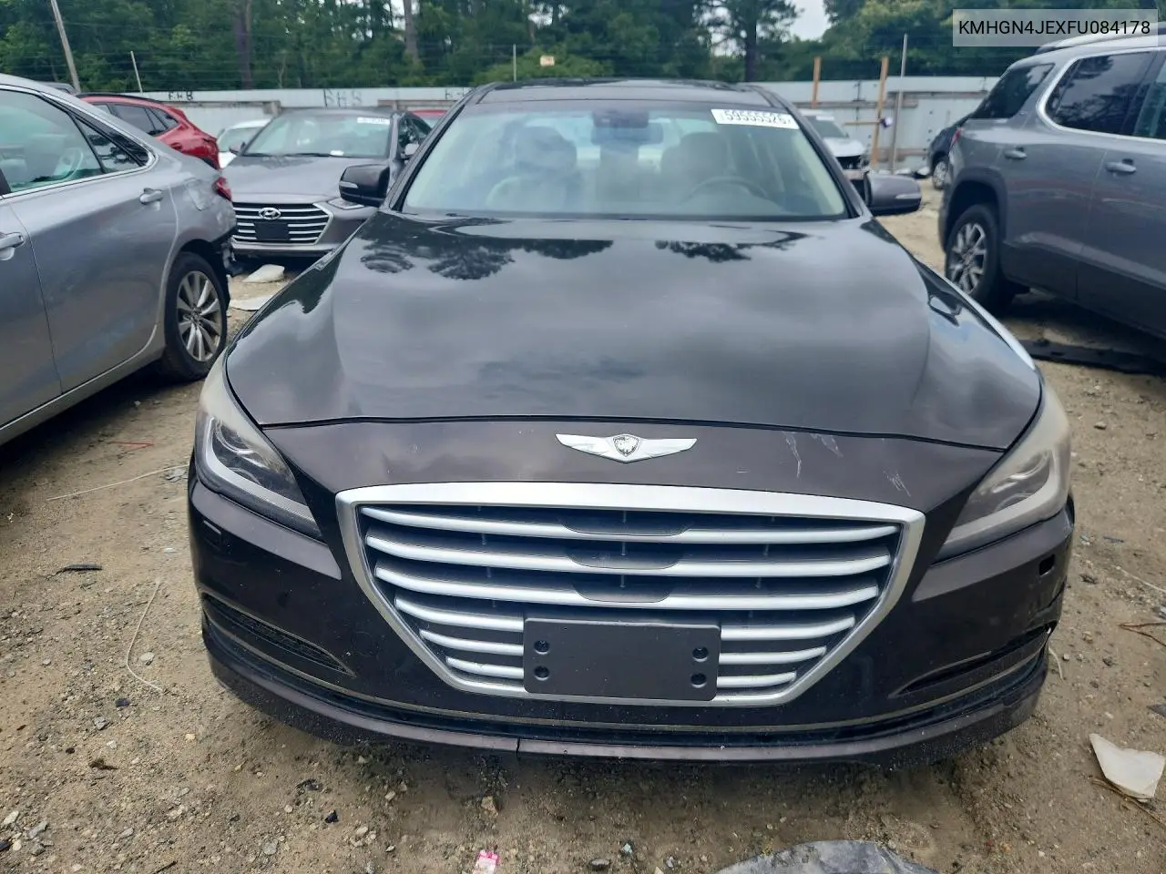 2015 Hyundai Genesis 3.8L VIN: KMHGN4JEXFU084178 Lot: 59555526
