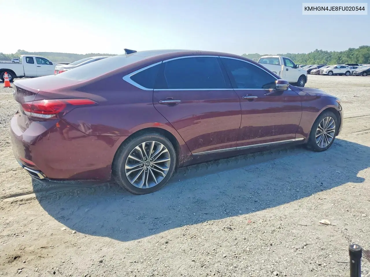 2015 Hyundai Genesis 3.8L VIN: KMHGN4JE8FU020544 Lot: 59580196