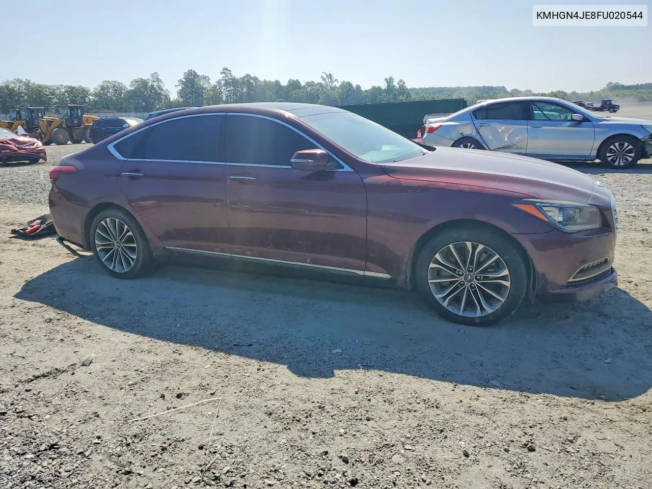2015 Hyundai Genesis 3.8L VIN: KMHGN4JE8FU020544 Lot: 59580196