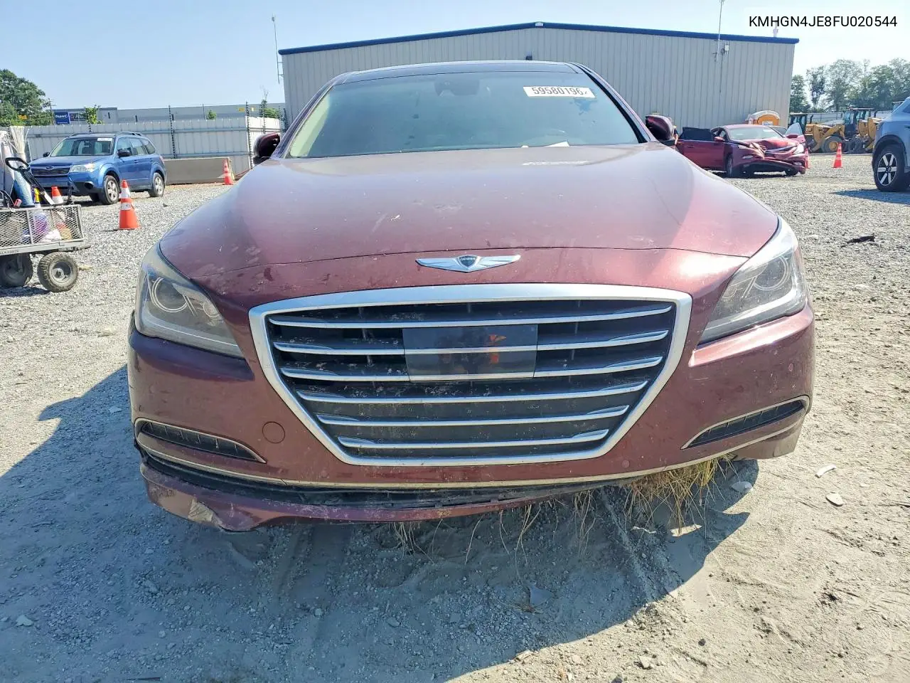 2015 Hyundai Genesis 3.8L VIN: KMHGN4JE8FU020544 Lot: 59580196