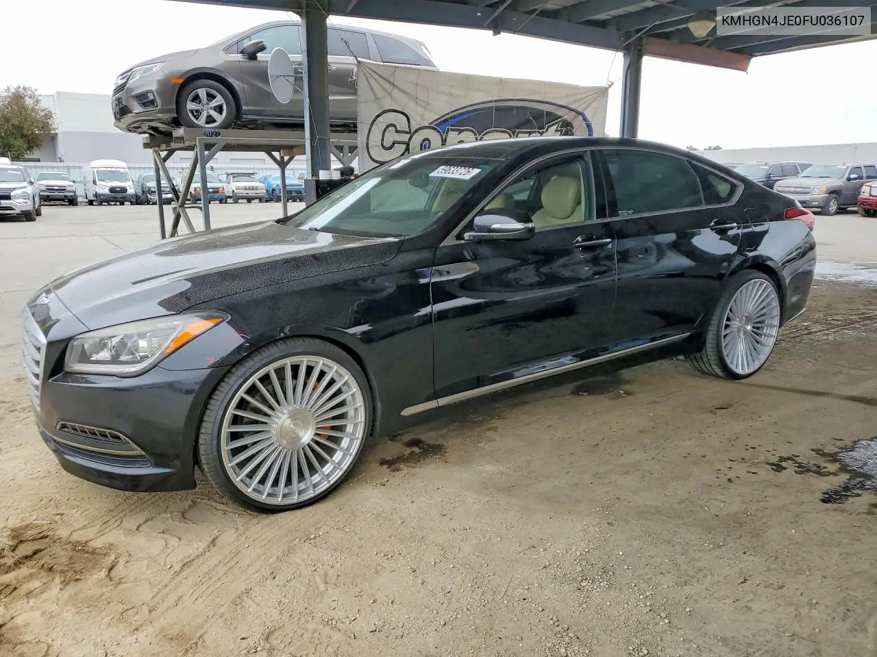 2015 Hyundai Genesis 3.8L VIN: KMHGN4JE0FU036107 Lot: 59633726