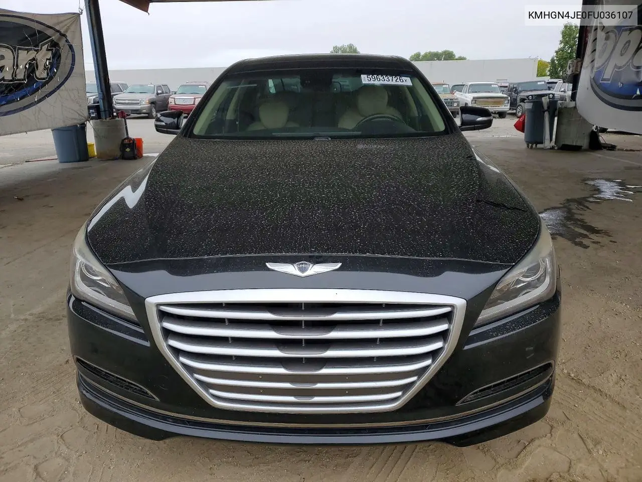 2015 Hyundai Genesis 3.8L VIN: KMHGN4JE0FU036107 Lot: 59633726