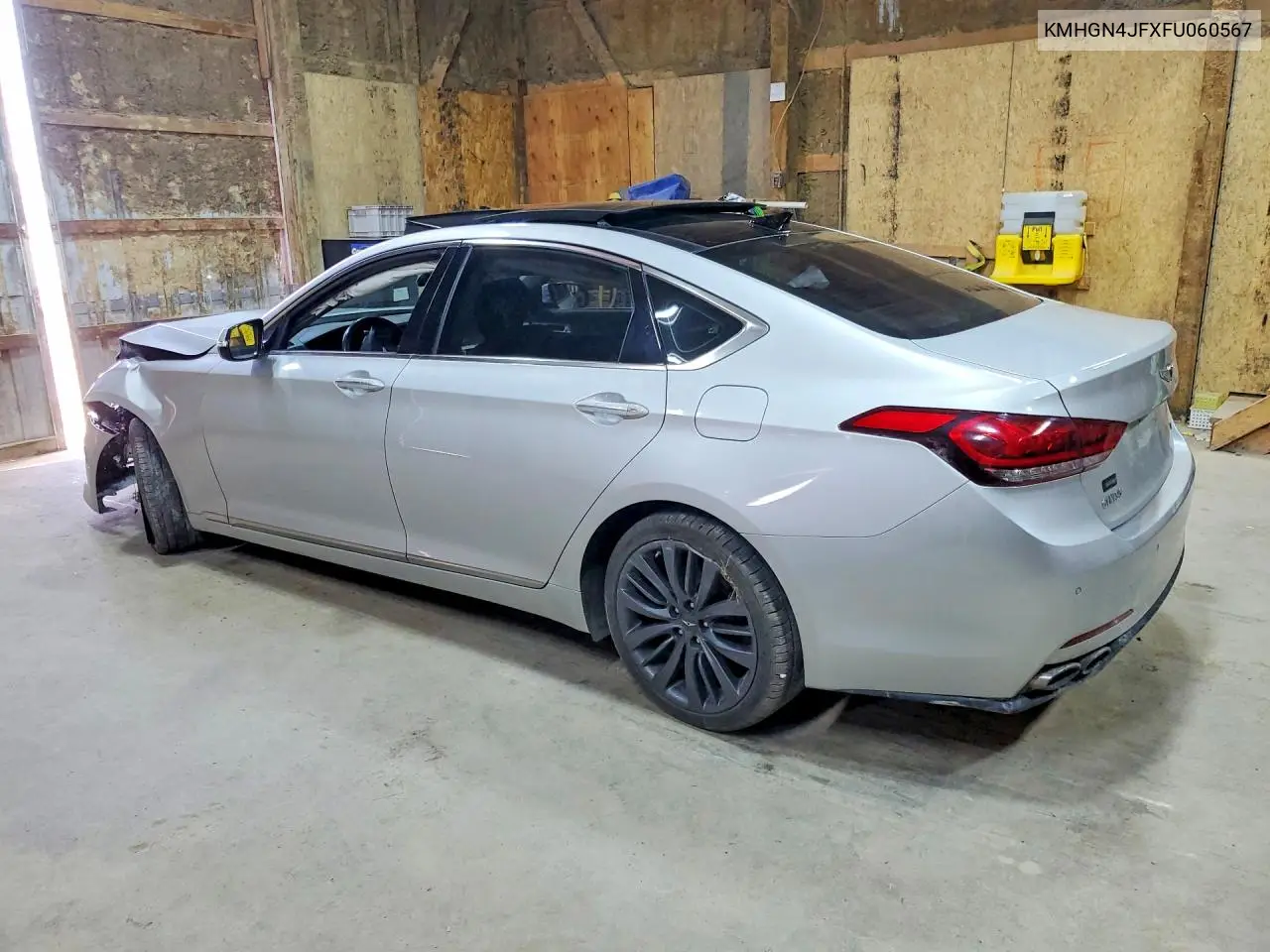 2015 Hyundai Genesis 5.0L VIN: KMHGN4JFXFU060567 Lot: 59904256