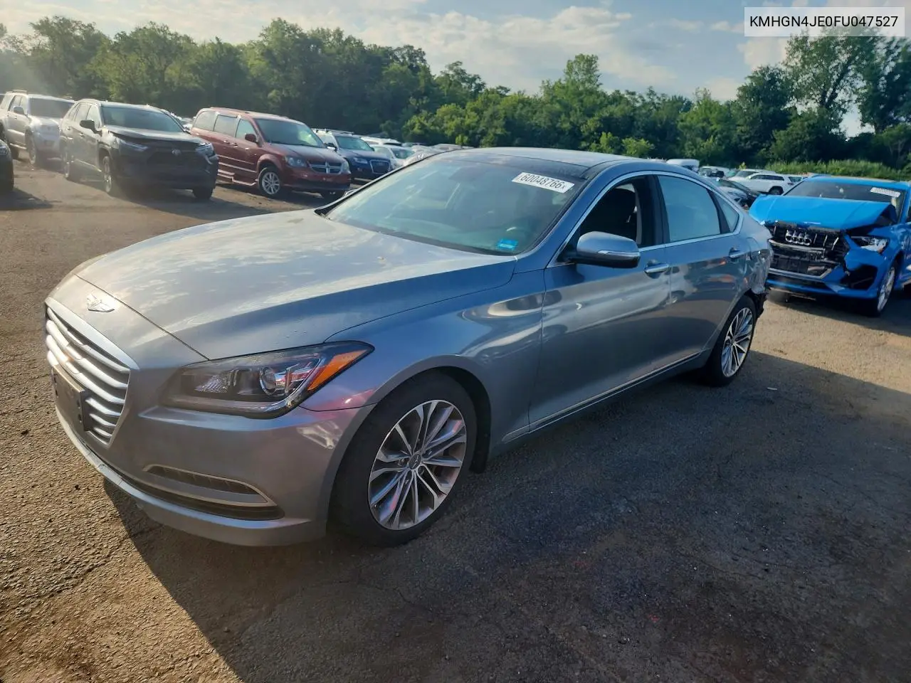 2015 Hyundai Genesis 3.8L VIN: KMHGN4JE0FU047527 Lot: 60048766