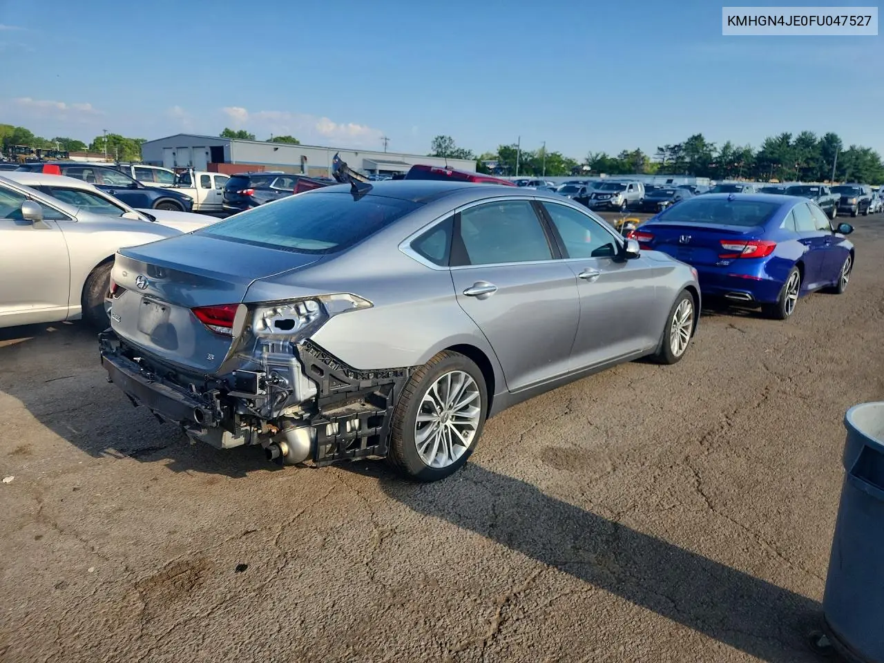 2015 Hyundai Genesis 3.8L VIN: KMHGN4JE0FU047527 Lot: 60048766